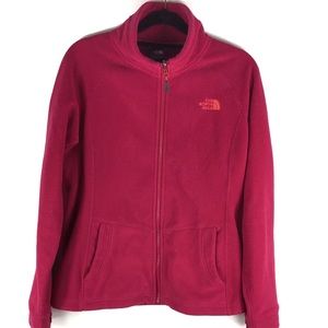 The North Face Pink Full Zip Sweater